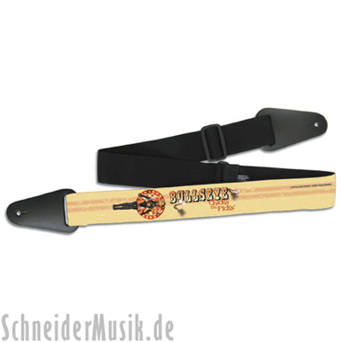 Grover Allman CHICKS ON PICKS Nylon Guitar Strap "Bullseye"