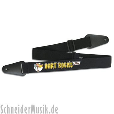 Grover Allman Nylon Guitar Strap "Bart Rocks"
