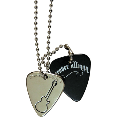 Grover Allman Guitar Pick Necklace, with Pick Pendant "Guitar"