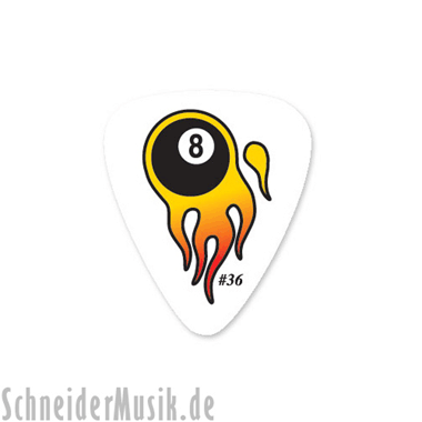 Grover Allman COLLECTOR SERIES Picks "Flaming 8 Ball" (5-pack)