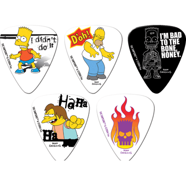 Grover Allman THE SIMPSONS Picks - 5-Pack 1 (5-pack, assorted)