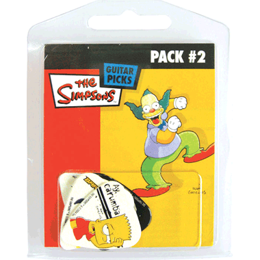 Grover Allman THE SIMPSONS Púas - 5-Pack 2 (5-pack, assorted)