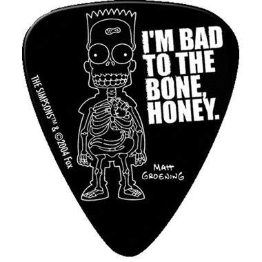 Grover Allman THE SIMPSONS Picks "Bart X-Ray" (5-pack)