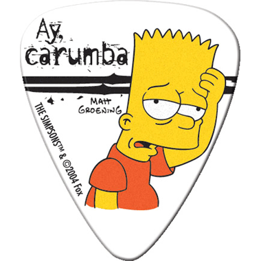Grover Allman THE SIMPSONS Púas "Bart Ay, Carumba" (5-pack)