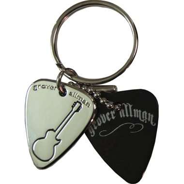 Grover Allman Pick Pendant Keyring "Guitar"
