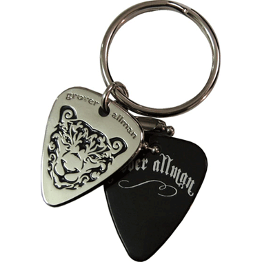 Grover Allman Pick Pendant Keyring "Tiger"