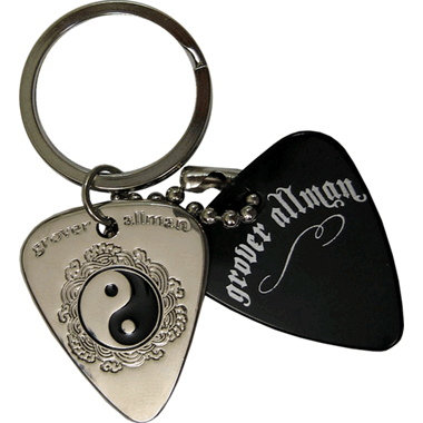 Grover Allman Pick Pendant Keyring "Ying Yang"