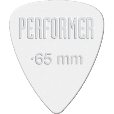 Grover Allman PERFORMER Nylon Picks 0.65mm Light - white (5-pack)