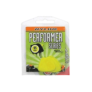 Grover Allman PERFORMER Nylon Picks 0.85mm Heavy - yellow (5-pack)