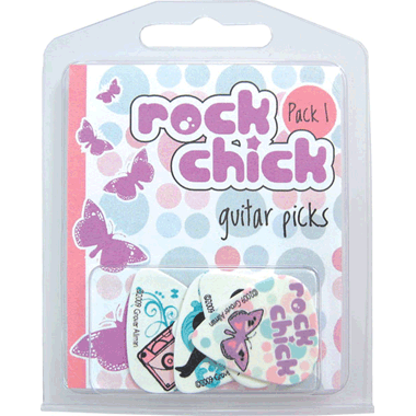 Grover Allman ROCK CHICK Púas - 5-Pack 1 (5-pack, assorted)