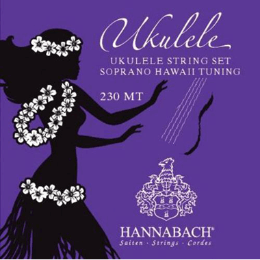 Hannabach 230 Soprano Ukulele (ADF#B) Nylon Set