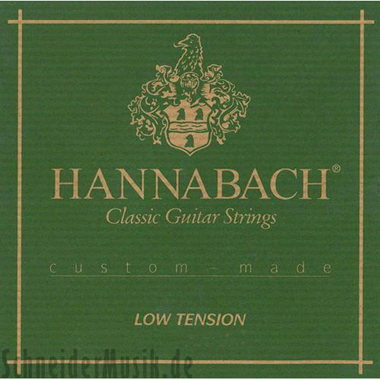 Hannabach 7287 LT Custom Made, Low Tension, 3-Bass Set