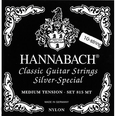 Hannabach 815/10 ZMT Silver Special, Set, 10-string Guitar