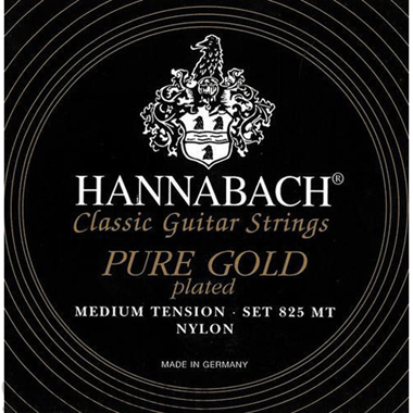 Hannabach 825 MT Pure 24 Carat Gold-Plated