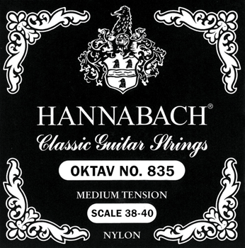 Hannabach 835 MT Octave Guitar Set, Escala 45cm