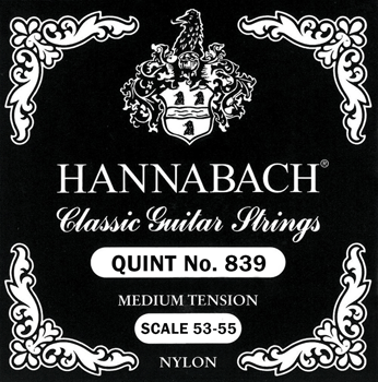 Hannabach 839 MT Quint Guitar, Scale 48cm