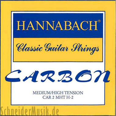 Hannabach CARBON Trebles, Medium/High Tension h-2