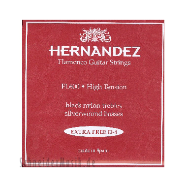 Hernandez FL600 Flamenco - High Tension (red)
