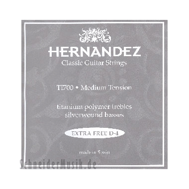 Hernandez TI700 Titanium - Medium Tension (grey)