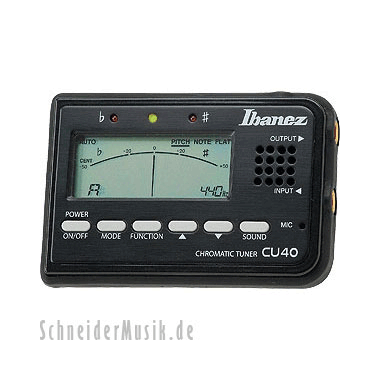 Ibanez CU40 Chromatic Tuner Guitar/Bass black