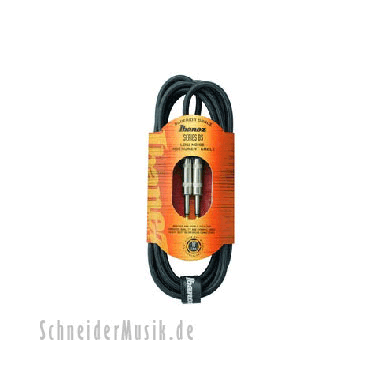 Ibanez DSC20BK Series DS Instrument Cable, straight - straight 20Ft. (6.10m) black, woven
