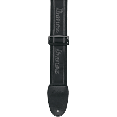 Ibanez GS601LG-BK Nylon Guitar Strap, with Ibanez Logo black