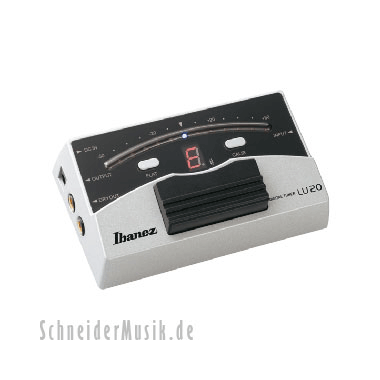Ibanez LU20 Chromatic Pedal Tuner silver