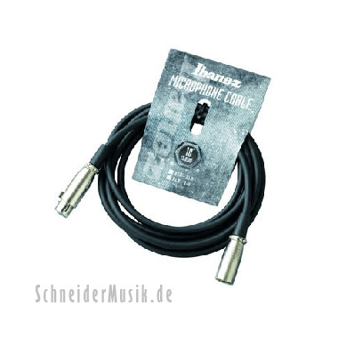 Ibanez MCCC50 Microphone Cable,  XLR Male - XLR Female 50Ft. (15.24m) black