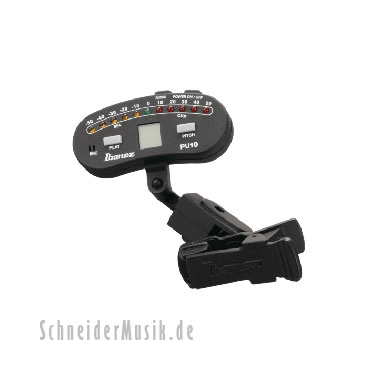 Ibanez PU10 Clip Tuner black