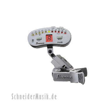 Ibanez PU10-SL Clip Tuner silver