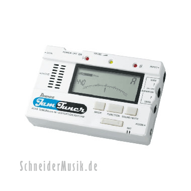 Ibanez RU-10WH Jam Tuner w/ Metronome & Rhythm Play Function white