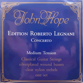 John Hope Edition ROBERTO LEGNANI Concerto - Super Classic Juego, Medium Tension