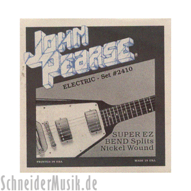 John Pearse 2410 Super EZ Bend Splits - Pure Nickel Wound