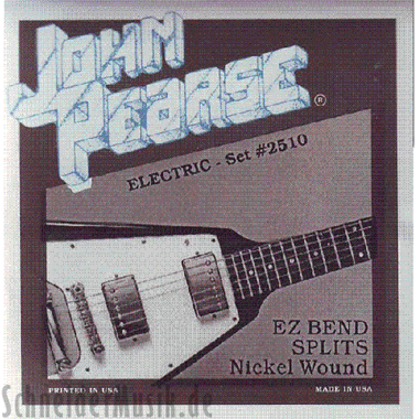 John Pearse 2510 EZ Bend Splits - Pure Nickel Wound