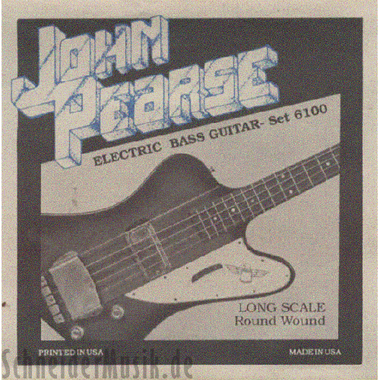 John Pearse 6100 Medium - Pure Nickel Roundwound, Long Scale
