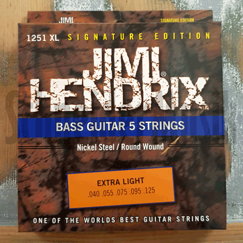 Jimi Hendrix 1251 Bass Nickel Round Wound XL (Extra Light)