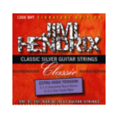 Jimi Hendrix 1304 Classic Guitar Silver Round Wound XHT (Extra High Tension)