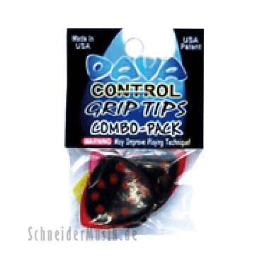 Dava Grip Tips Picks Combo-Pack (6-pack)