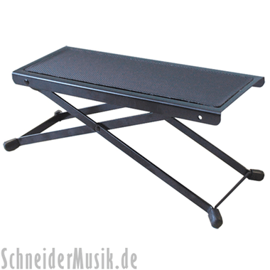 Catfish Metal Foot Stool, black