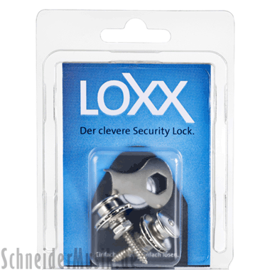 LOXX Security Lock Guitarra Acústica, oro (1 par)