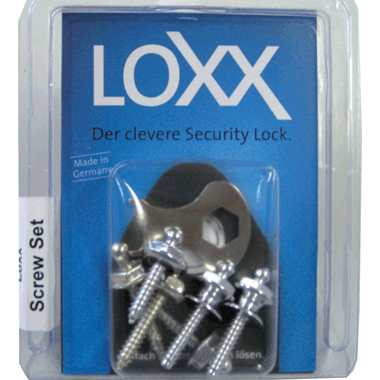 LOXX Security Screw Set, chrome