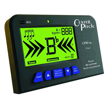 Intellitouch CP-10 XL Centerpitch Tuner (with metronome/pitch generator), black