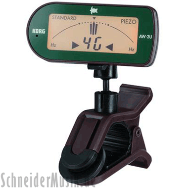 KORG AW-2U Clip-On Ukulele Tuner, black