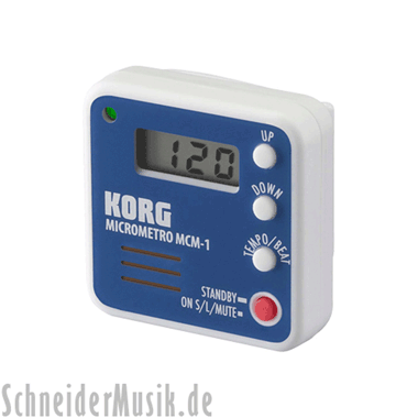 KORG MCM-1BL Micrometro - Digital (Clip-On) Metronome, blue