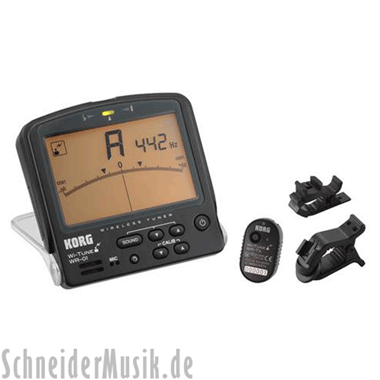 KORG WR-01 WiTune Wireless Tuner (incl. 2 clips) / Afinador, negro
