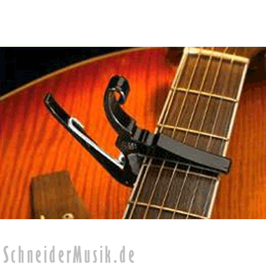 Kyser KG6B Capo 6-String Guitar (for Acoustic and E-Guitar) black