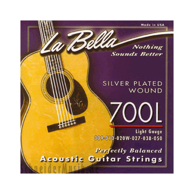 La Bella 700L Silver-Plated Wound