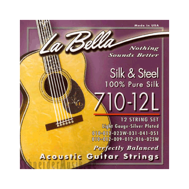 La Bella 710-12L Silk & Steel