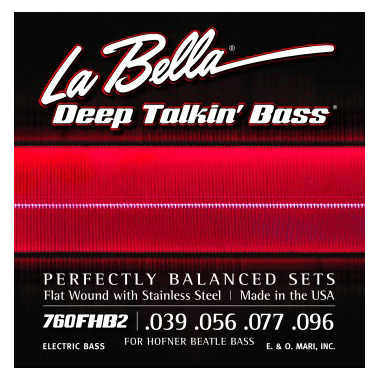 La Bella 760FHB2 Beatle Bass Flatwound