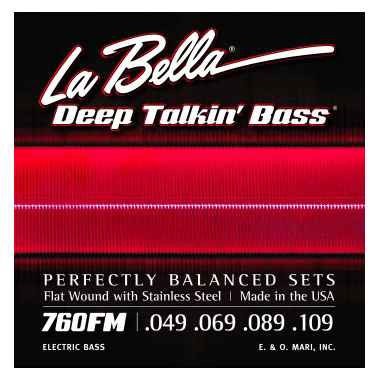 La Bella 760N-B Black Nylon 5-string Low B